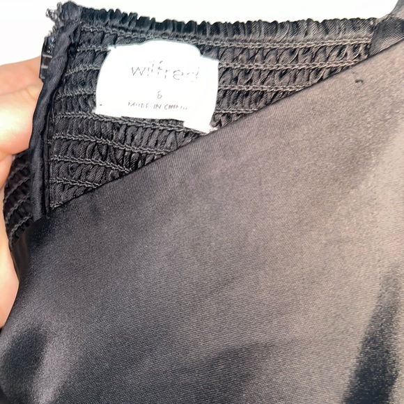 Black satin dress - Picture 3 of 3